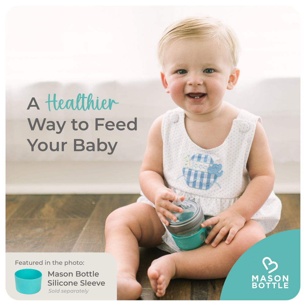 Mason Bottle USA-made nipple highlights high quality and reliable feeding.