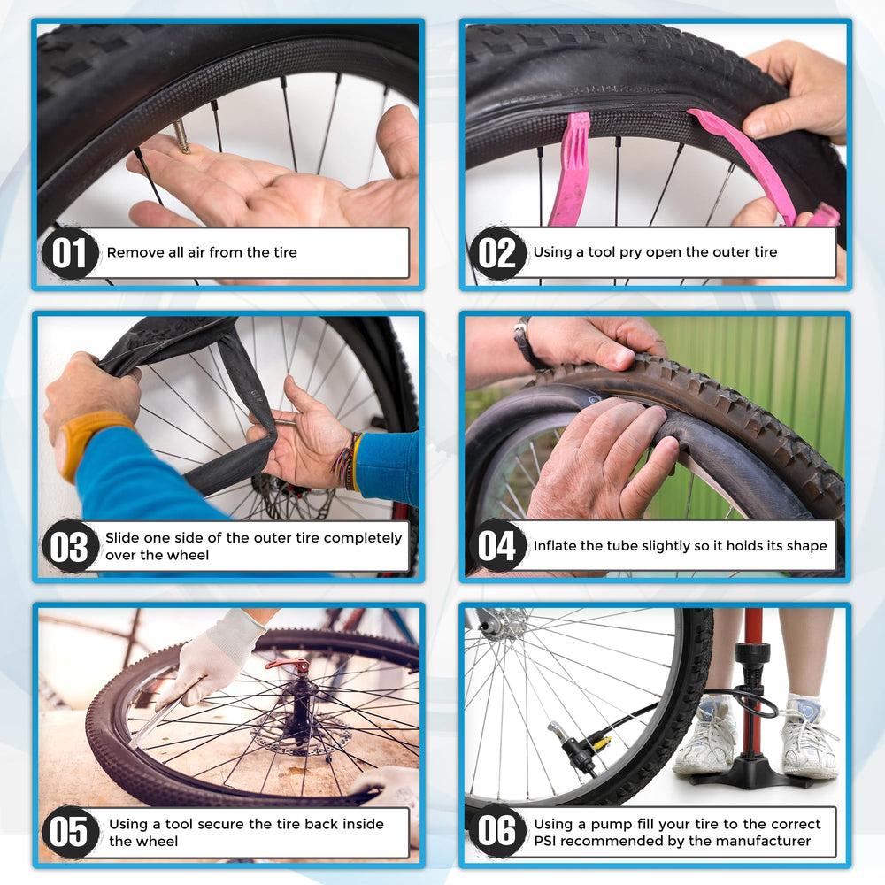 Mata1 inner tube 16in compatibility-chart shows broad stroller fit.