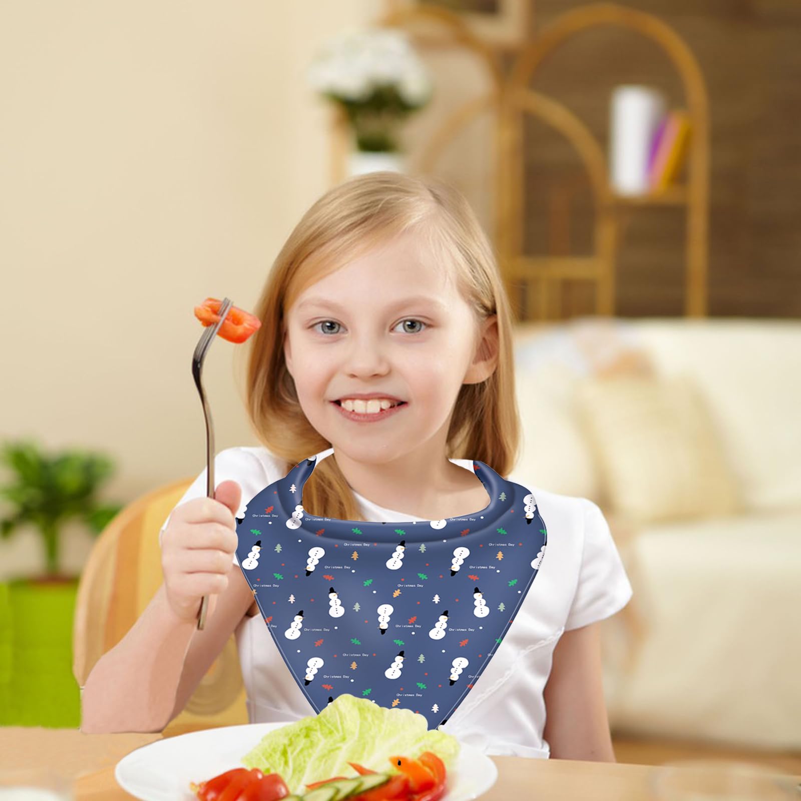 MatFirsmo packaging of three bibs shown as a thoughtful gift for caregivers.