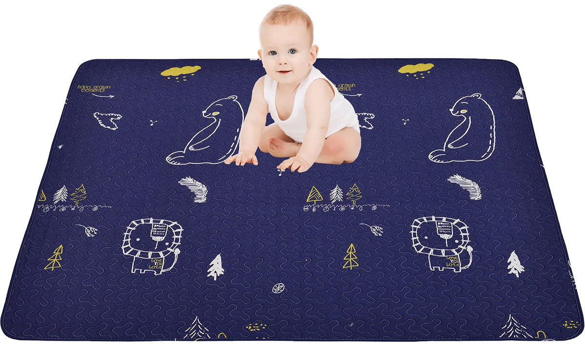 MatLeya 50x50 foldable play mat – easy storage and travel-ready.