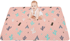 MatLeya 50x50 playmat folded for easy storage and travel.