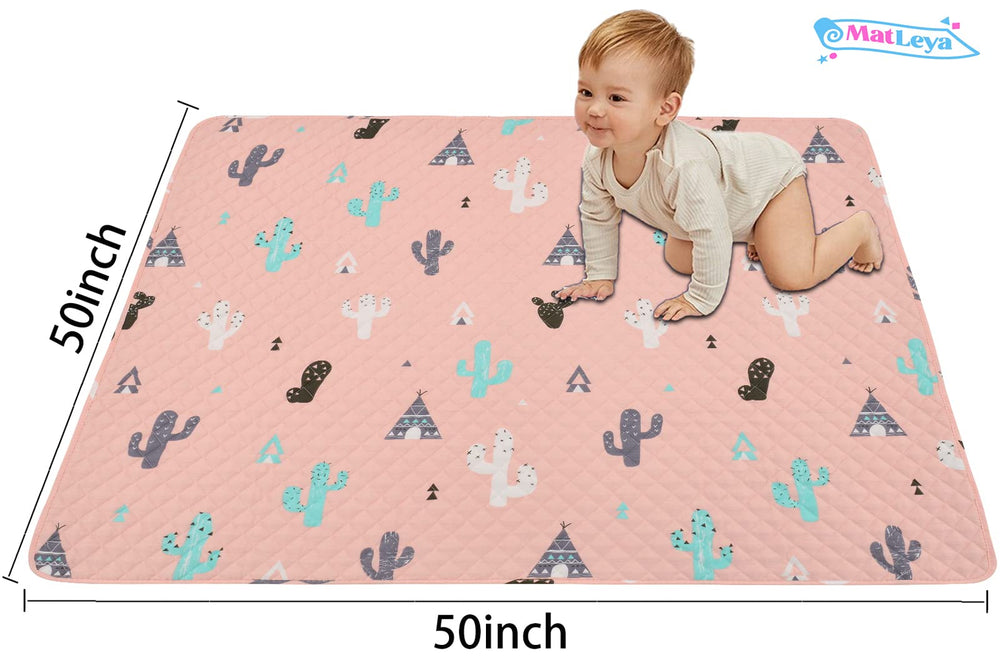 MatLeya 50x50 playpen fit mat secures a perfect play area.