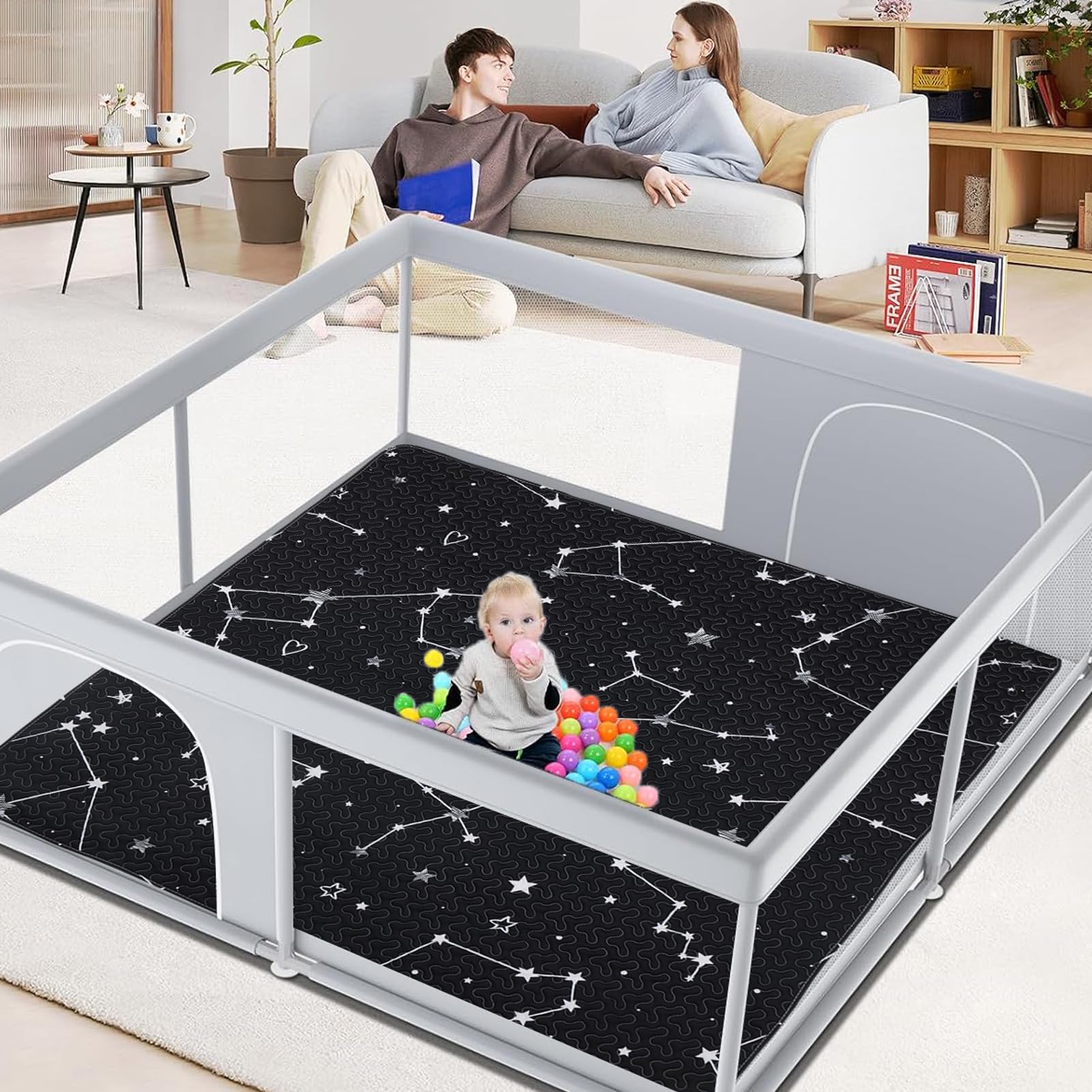 MatLeya foldable baby mat stores neatly for quick travel.
