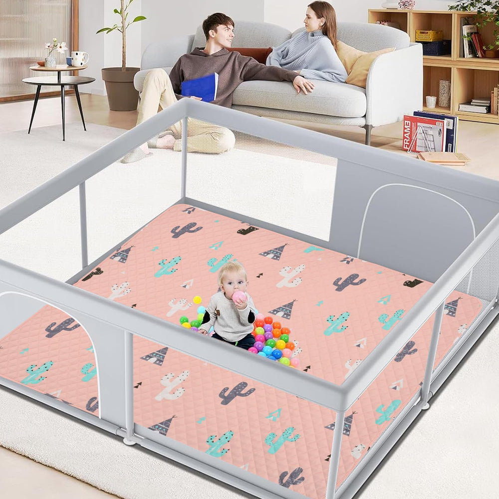MatLeya machine washable playmat cleans up quickly after adventures.