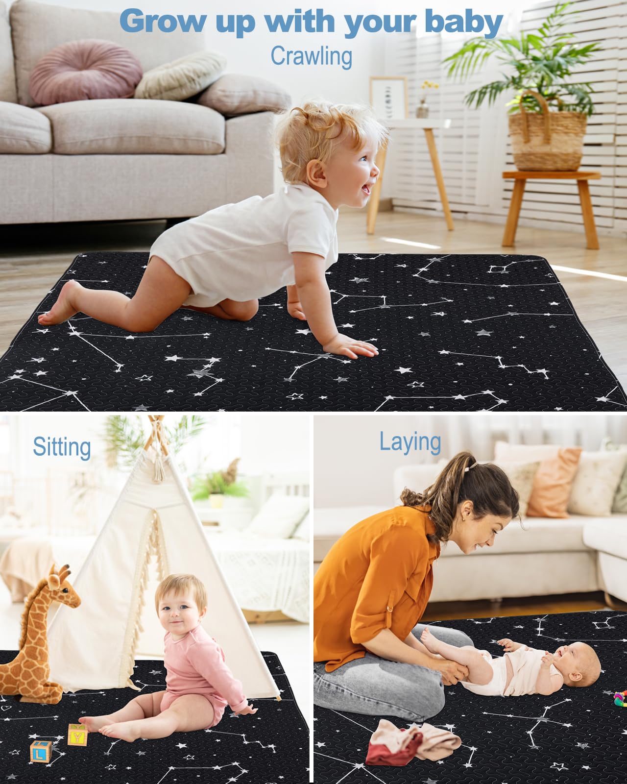 MatLeya non-slip backing with silicone dots enhances stable, safe floor use.