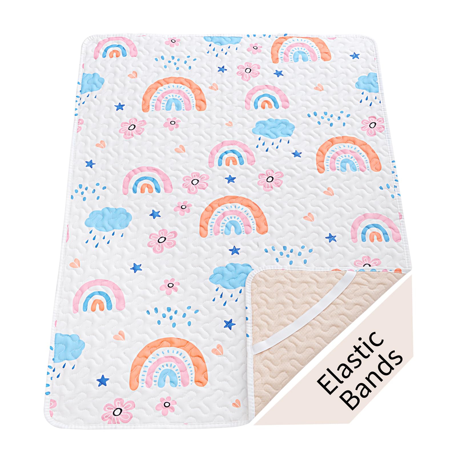 MatLeya quilted Pack n Play sheet with soft top surface for added comfort