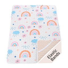 MatLeya quilted Pack n Play sheet with soft top surface for added comfort