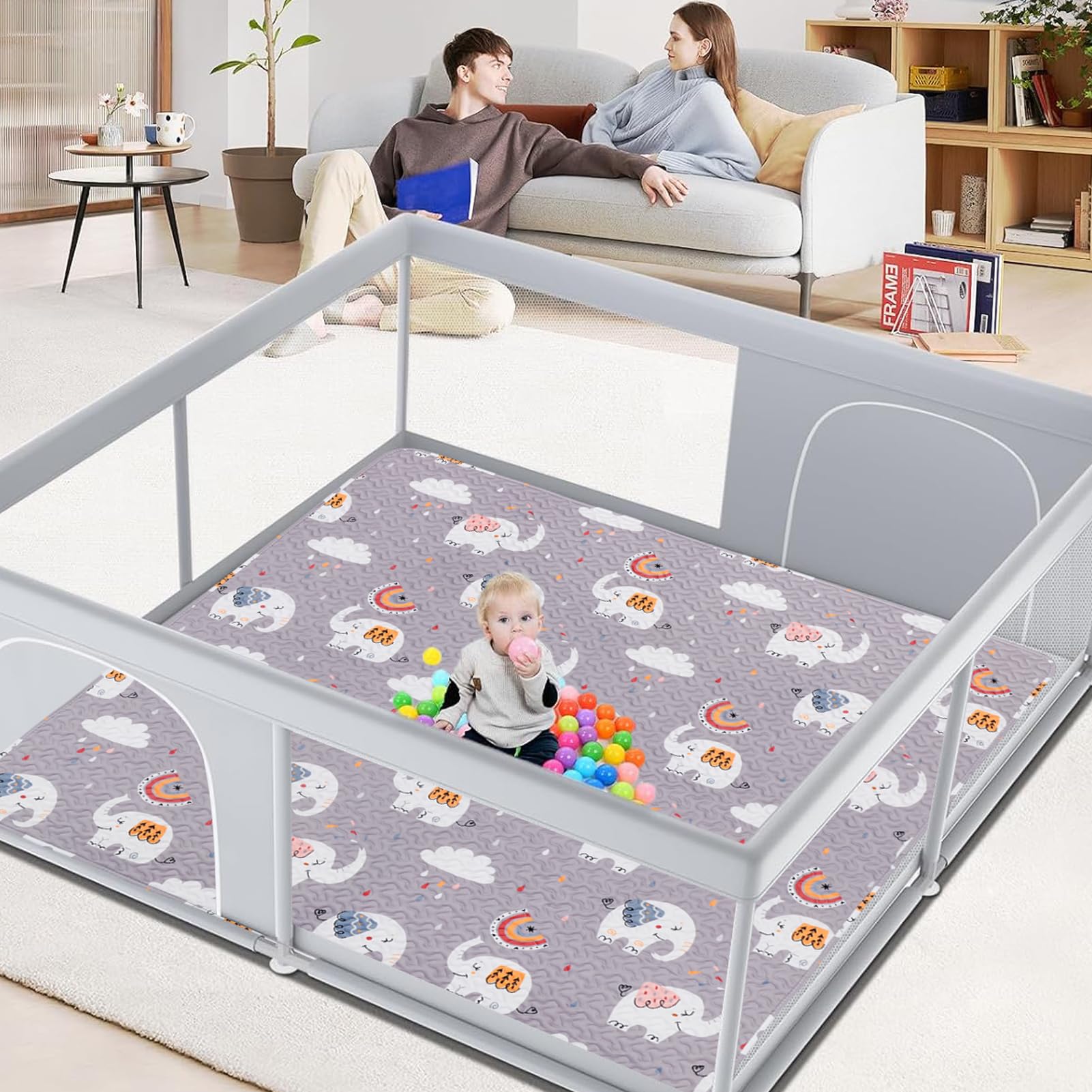 MatLeya soft microfiber top layer offers gentle touch for crawls and tummy time