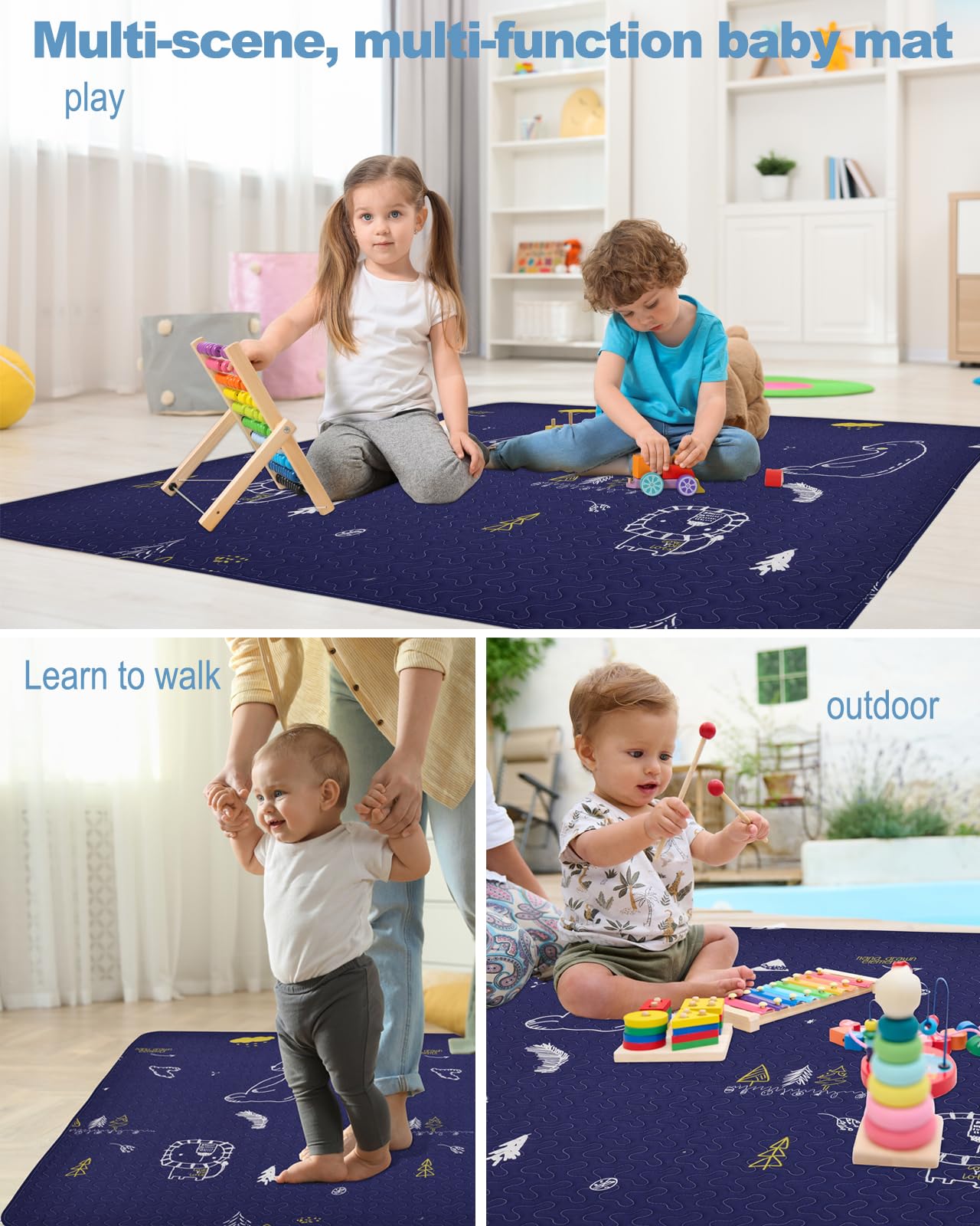 MatLeya travel-friendly mat – lightweight, portable for outings.