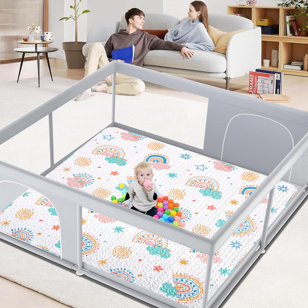 MatLeya travel-friendly baby mat pictured for portable use during outings