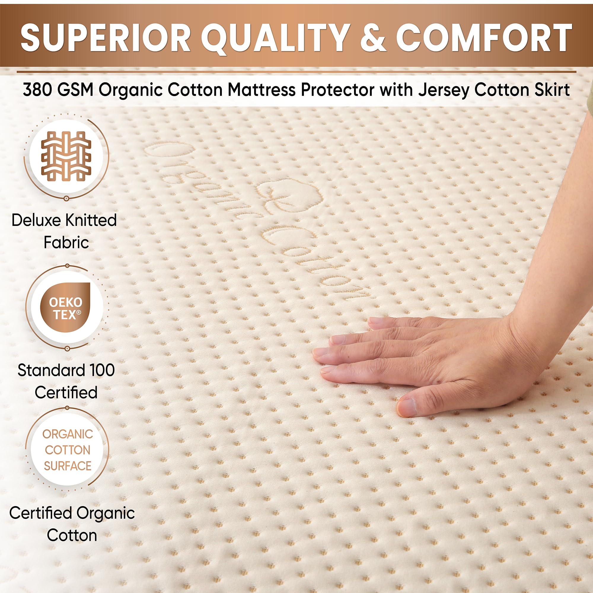 MATTSHIELD ORIGINAL breathable, skin-friendly design promotes comfortable sleep without rustling noises