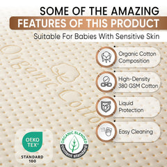 MATTSHIELD ORIGINAL organic cotton top keeps skin gentle and breathable for nap time