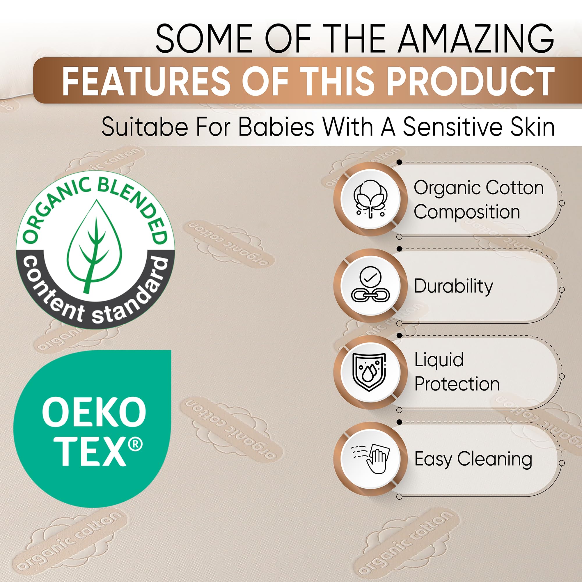 MATTSHIELD ORIGINAL breathable skin-friendly surface supports comfortable sleep