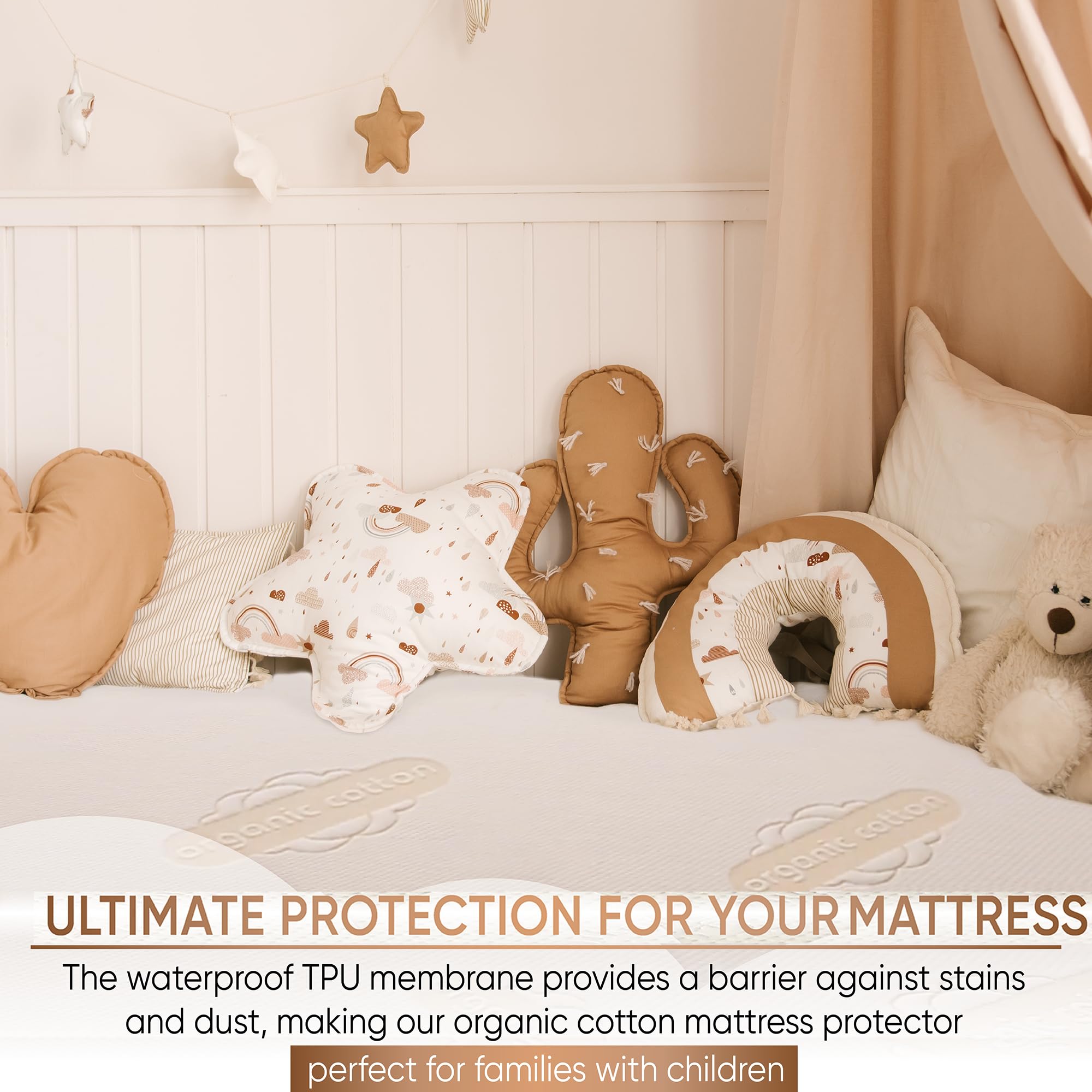 MATTSHIELD ORIGINAL no-noise design reduces rustle during naps