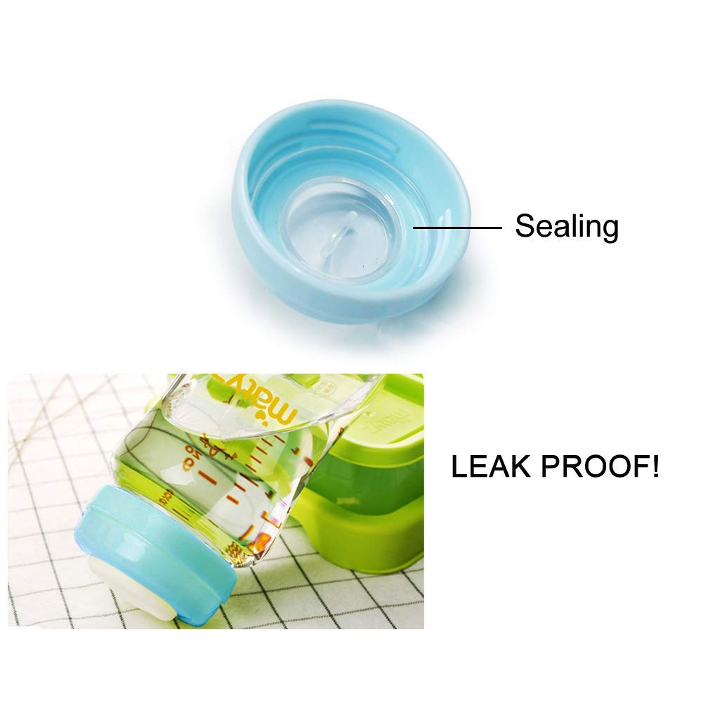 Matyz glass bottle shows clear measurement marks for accurate portions.