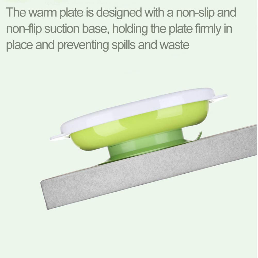 Matyz included toddler plate and spoons ideal for first self-feeding.