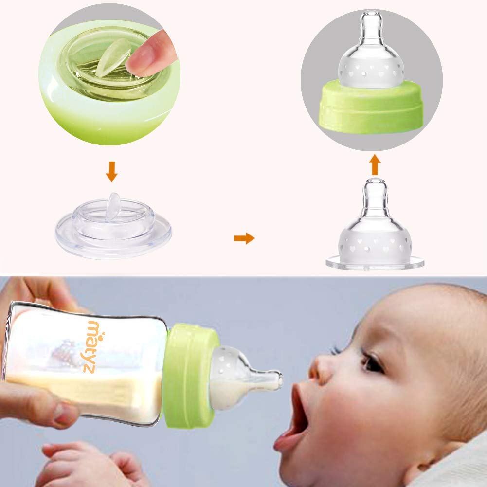 Matyz bottle converter included for narrow-neck pumps expanding compatibility