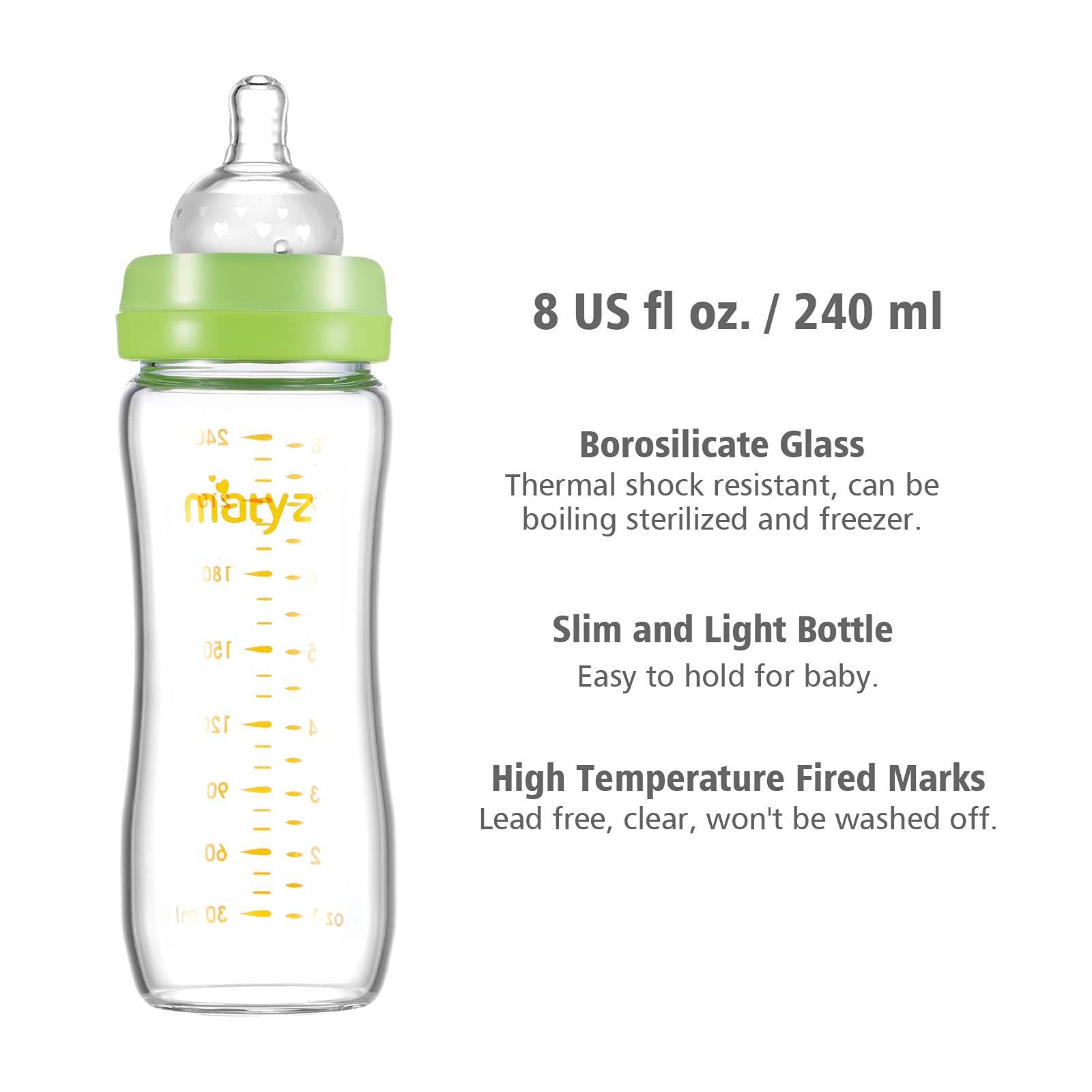 Matyz nipple close-up on matte silicone surface promotes comfortable latch.