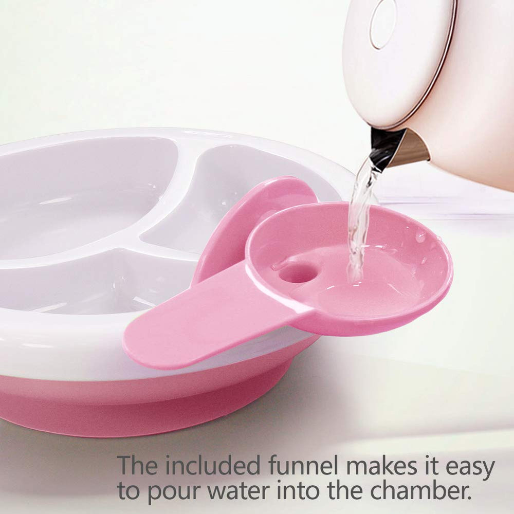 Matyz suction-base non-slip keeps plate steady for spill-free meals.