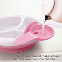 Matyz suction-base non-slip keeps plate steady for spill-free meals.