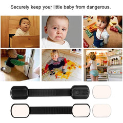 Maveek adjustable-strap baby-proof-latches—secure drawers and cabinets for safer daily use