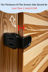 Maveek dual-button unlock action provides secure drawer access