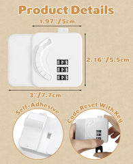 Maveek wardrobe closet lock protects items from curious hands in bedrooms or closets.