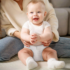 Max Shape diaper pants adjustable Velcro closure for a growing baby