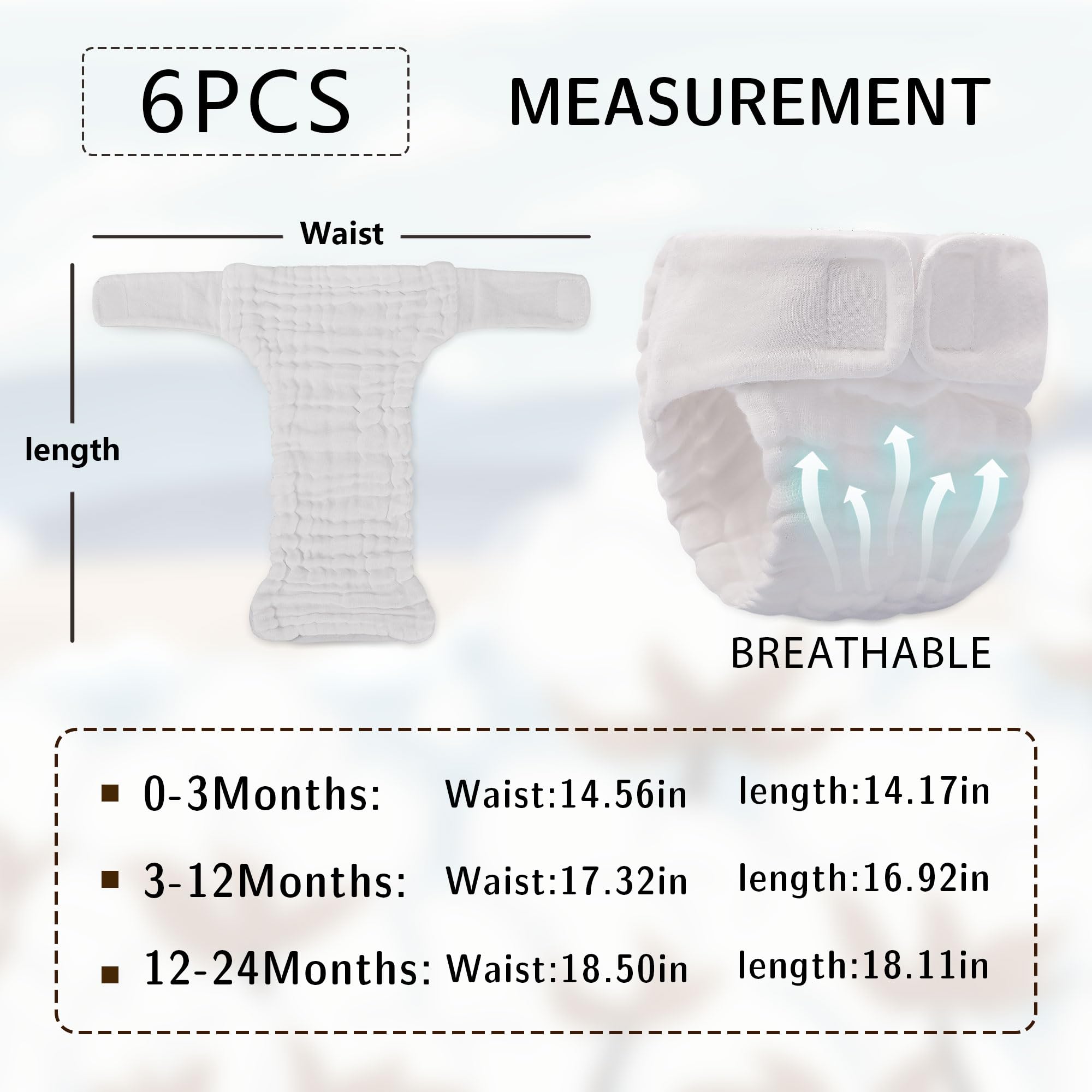 Max Shape soft cotton material captures gentle touch for baby's skin.