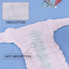 Max Shape wearable cotton dipper pants with adjustable Velcro fit on a baby