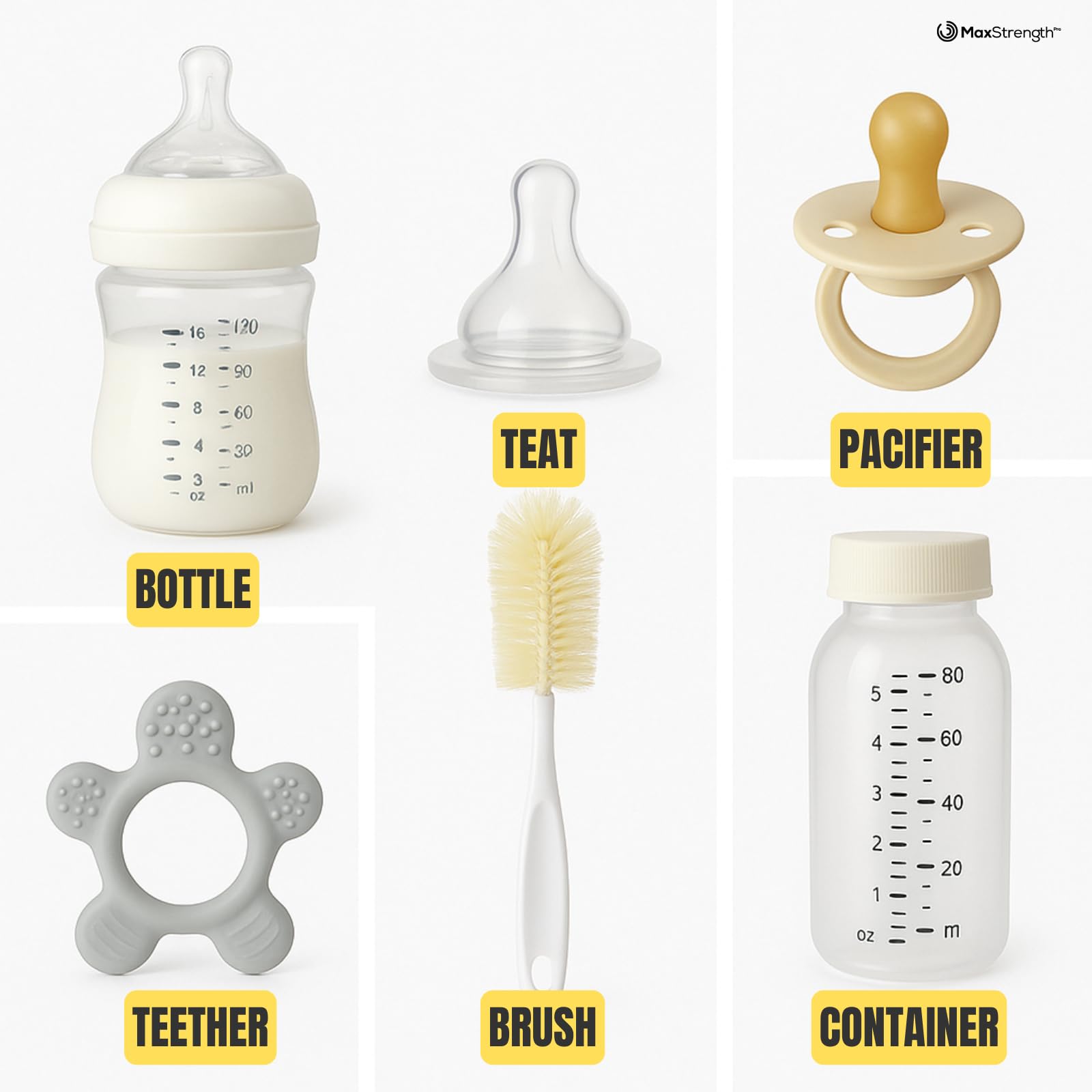 Max Strength Pro bag wide base accommodates larger accessories like bottles.