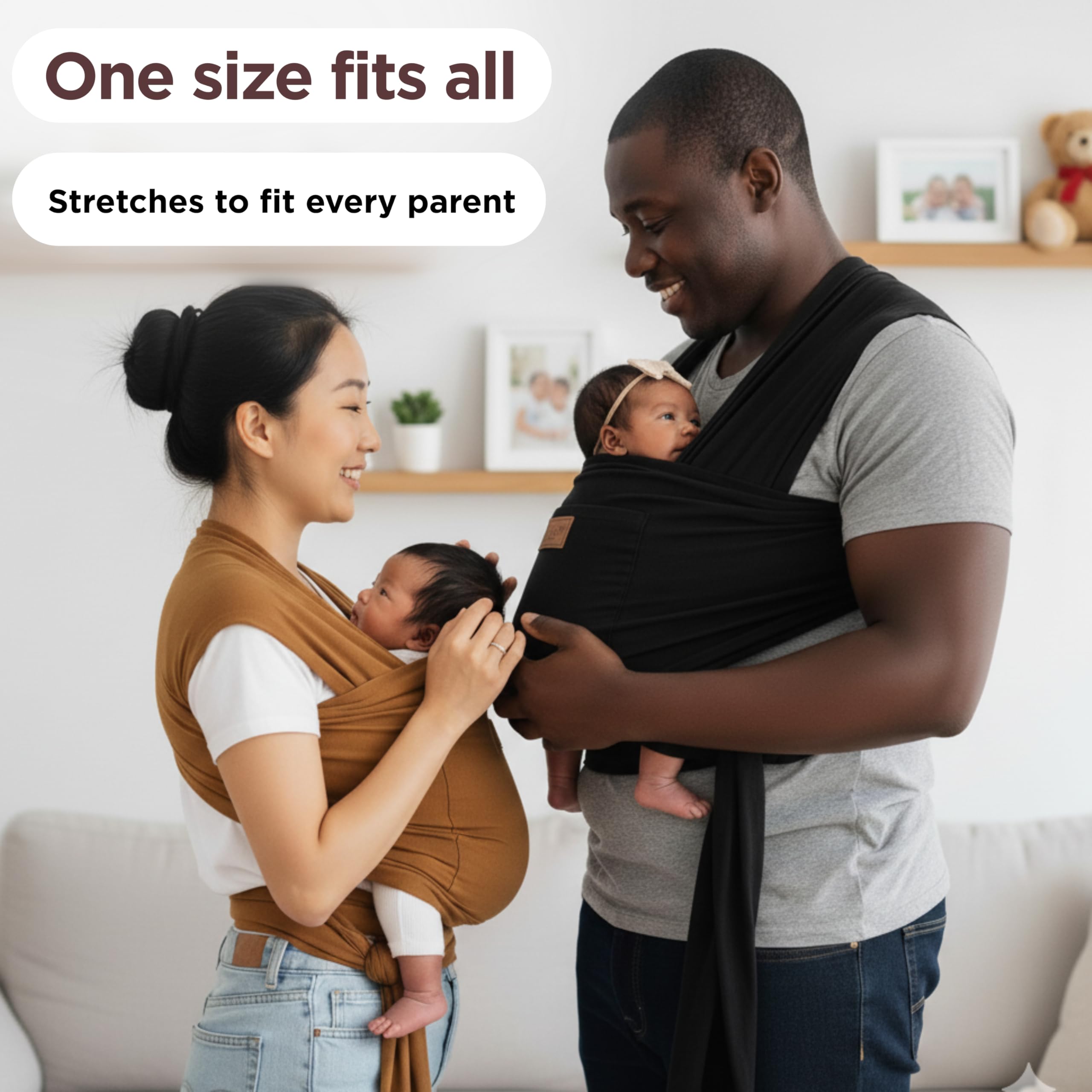 Max&So adjustable tie closure offers quick, secure wrapping for diverse body types.