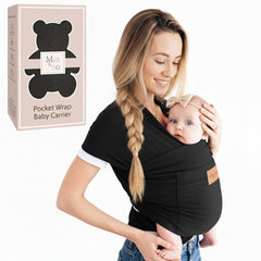 Max&So baby wrap fabric close-up highlights breathable cotton-spandex comfort for daily wear