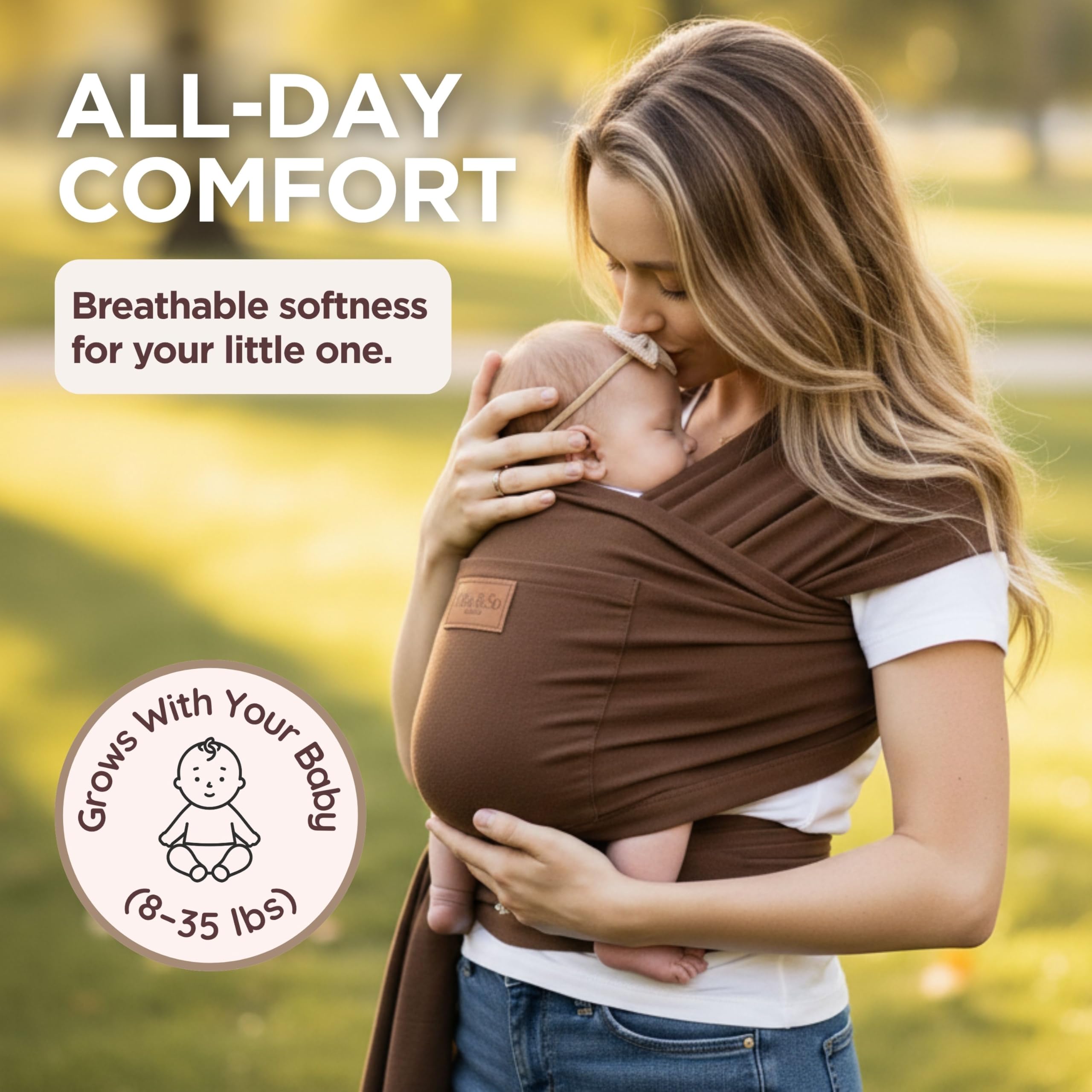 Max&So hands-free use lets you manage daily tasks while baby stays close.