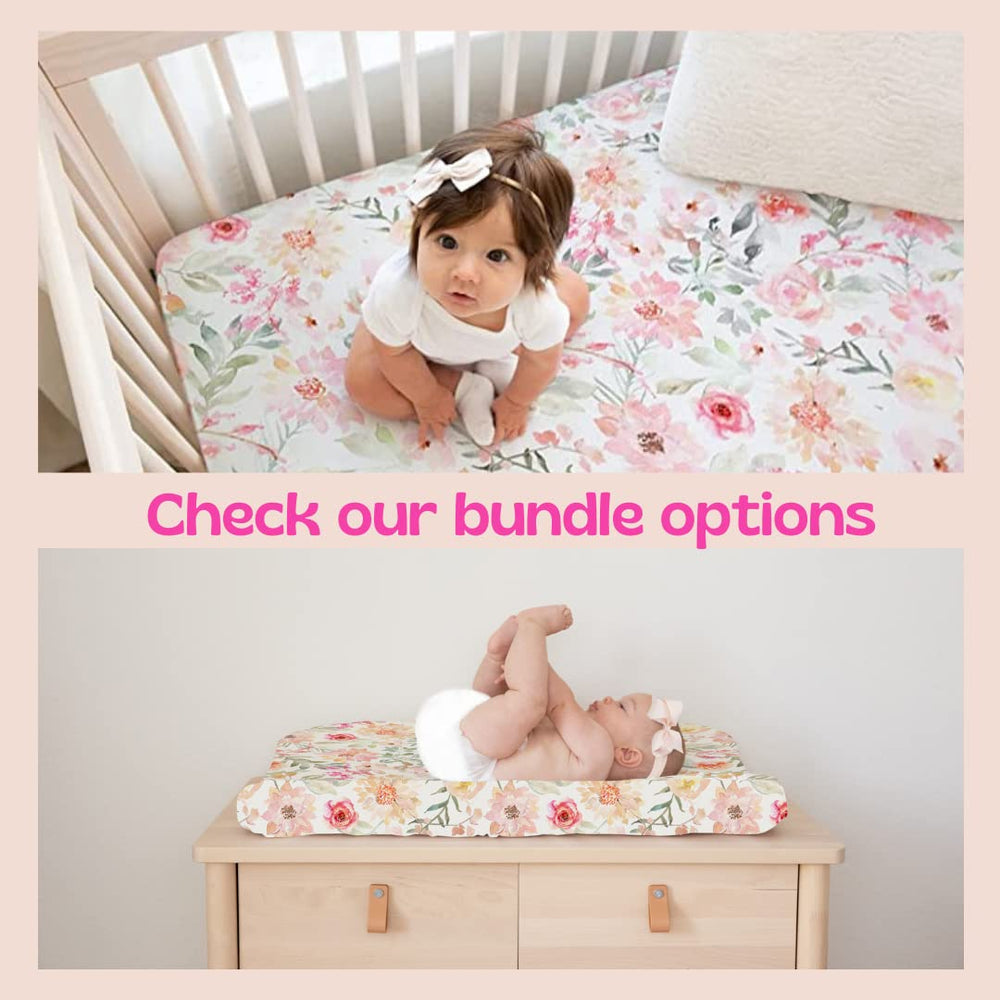 Max&So gift-packaged crib sheet ready for baby shower or arrival.