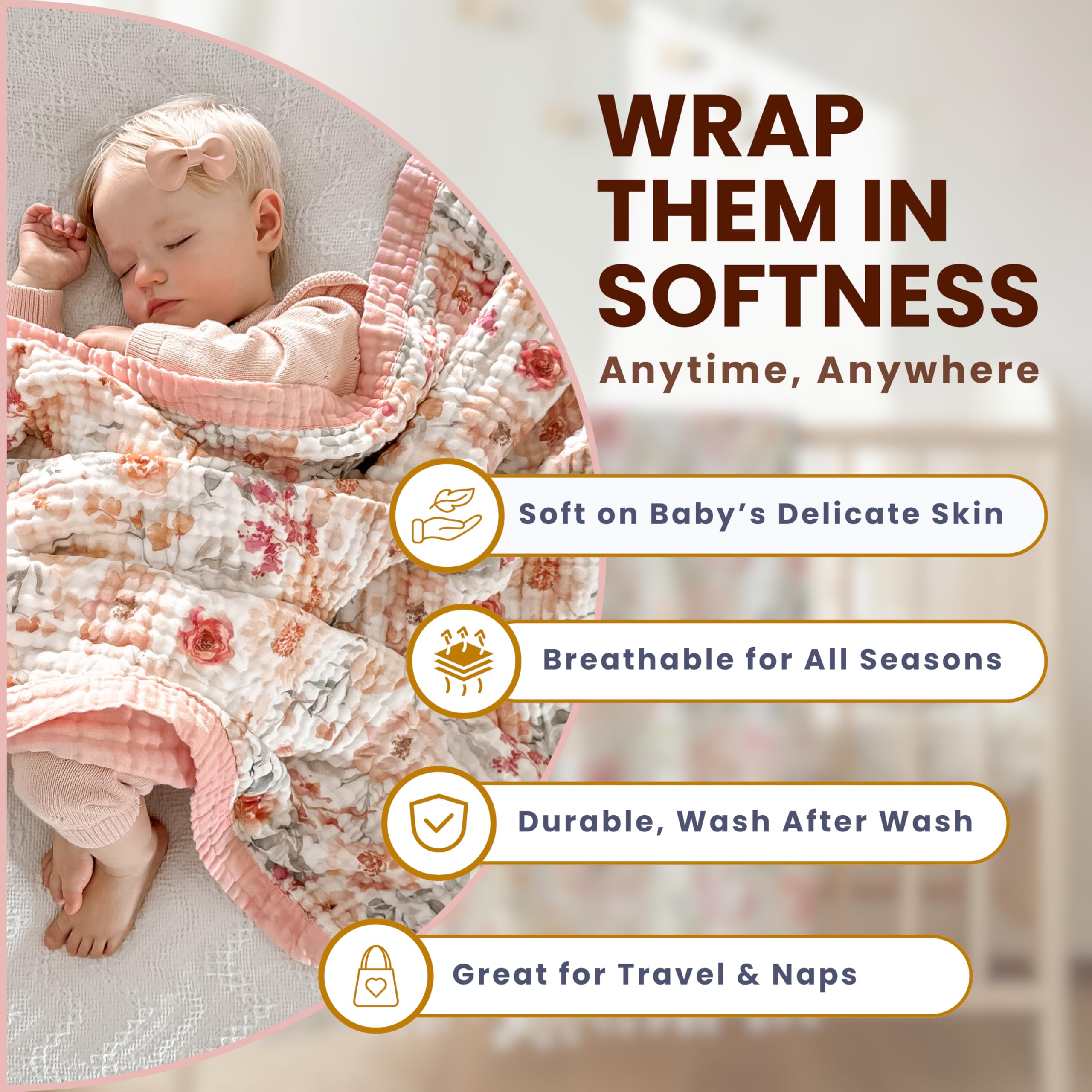 Max&So 7-layer design highlights durable, cozy construction.