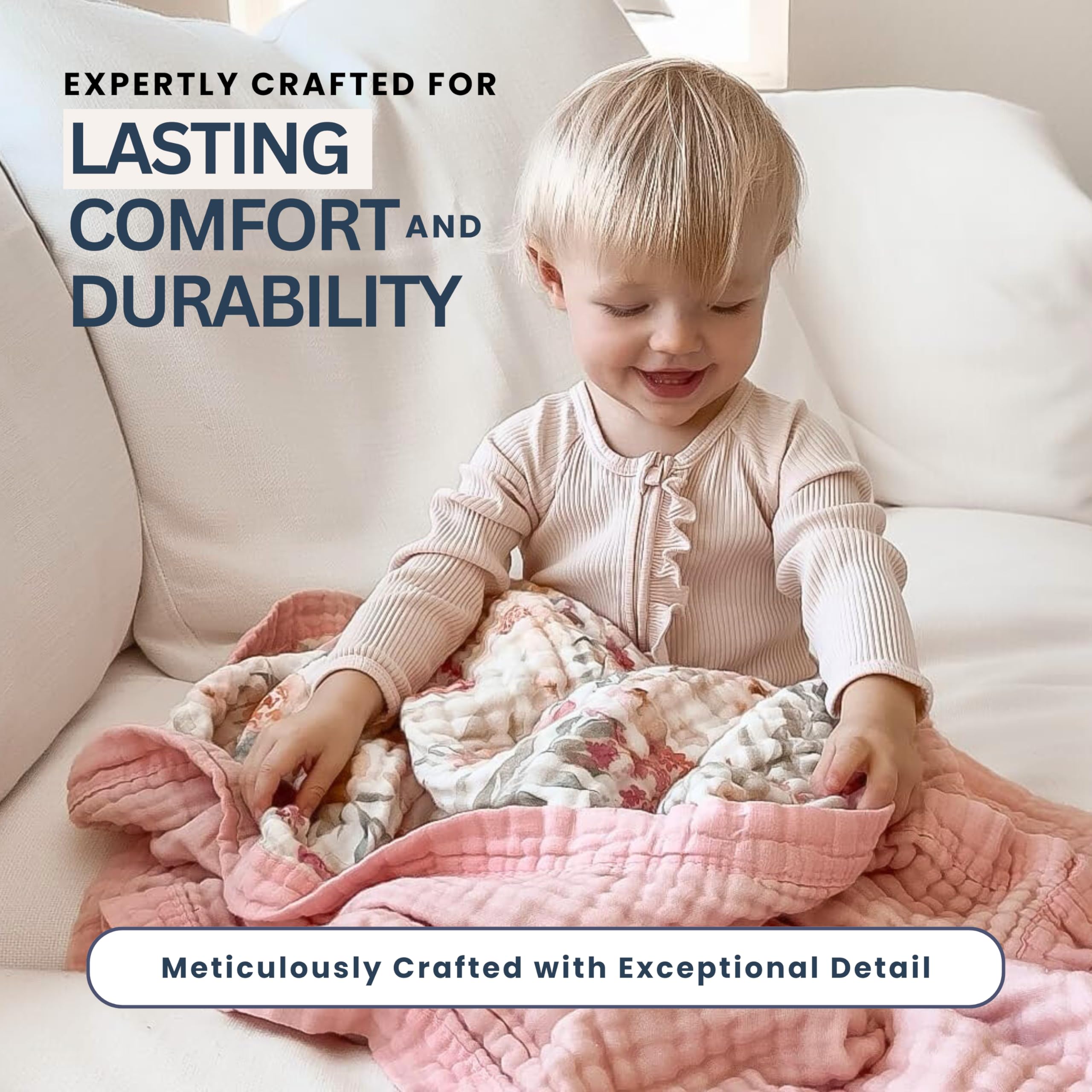Max&So lightweight breathable muslin ideal for stroller use.