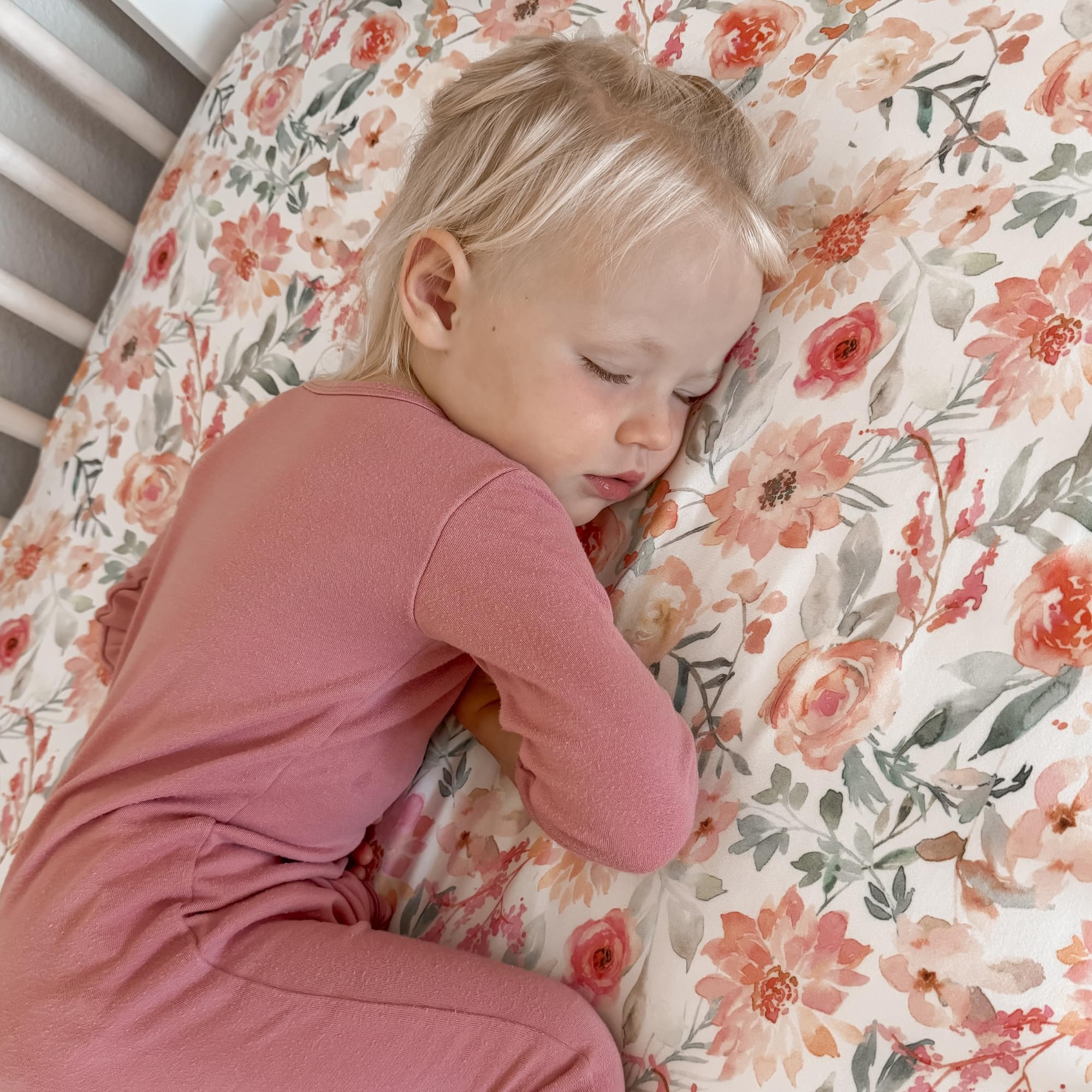 Max&So two-pack display featuring floral and pink options for nursery styling