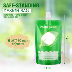 Maxcheck cap close-up shows leak-proof seal for mess-free storage