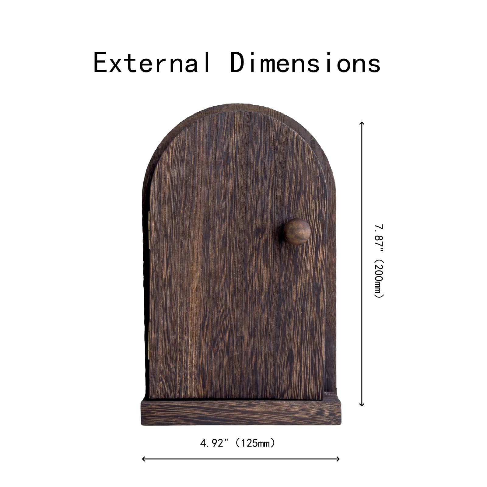 MaxForJoys elf-door design hides stains and holes, adding whimsical charm.