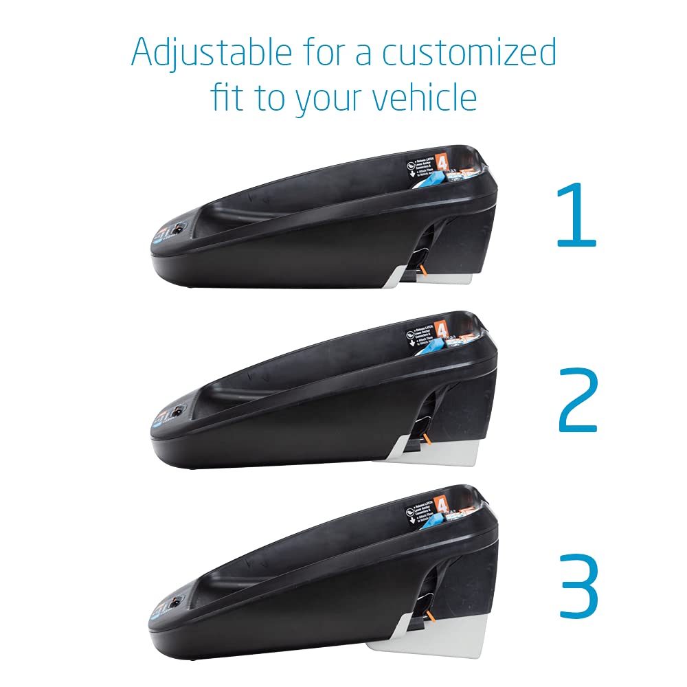 Maxi-Cosi base-ready for travel with Mico seats in compatible cars.