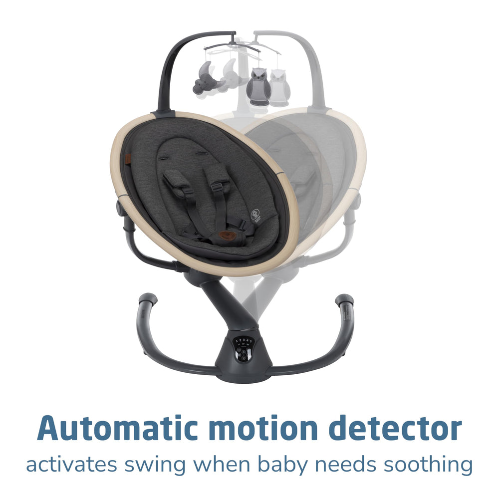 Maxi-Cosi Cassia Swing two reclines offer relaxed positions for baby