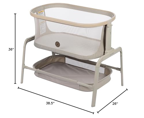 Maxi-Cosi Iora bedside bassinet breathable fabric option for comfort