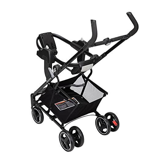 Maxi-Cosi Maxi-Taxi XT car seat attachment enables quick outings with baby.