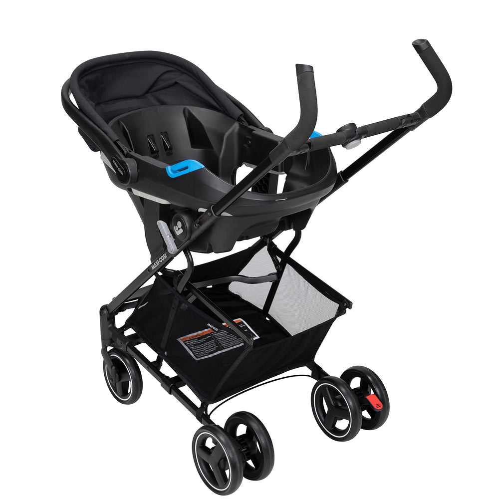Maxi-Cosi Maxi-Taxi XT compact storage design for space-conscious homes.
