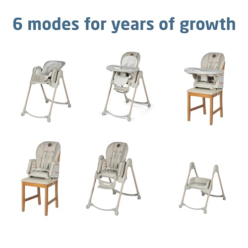 Maxi-Cosi Minla four tray positions for snacks and meals.