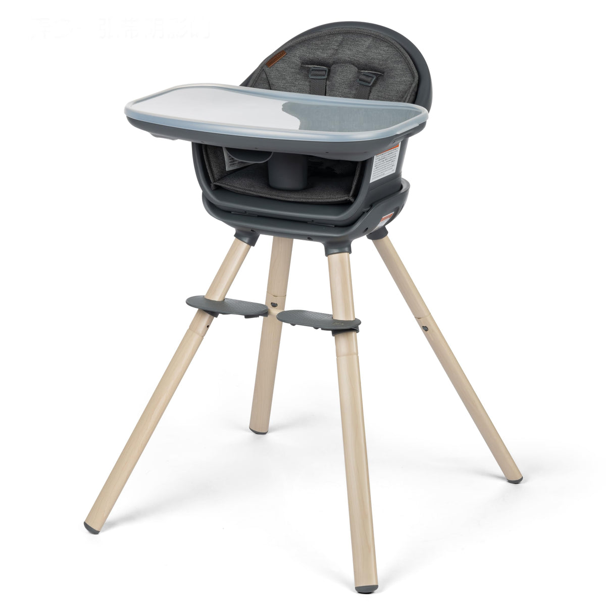 Maxi-Cosi Moa 8-in-1 graphite compact design supports space-saving meals