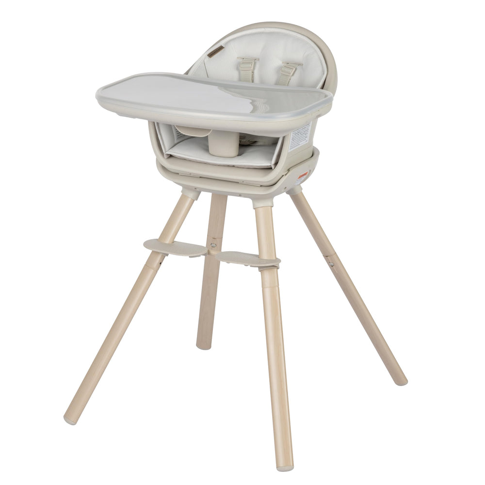 Maxi-Cosi Moa 8in1 highchair in compact design saves space for growing families.