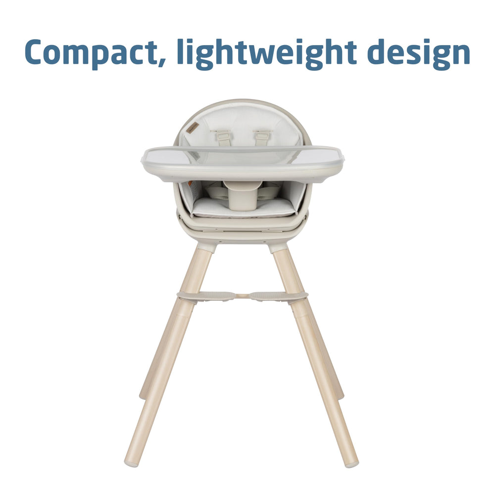Maxi-Cosi Moa eco-friendly fabric provides soft, breathable comfort.