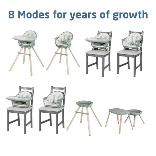 Maxi-Cosi Moa high feeding booster enables relaxed, sit-down mealtimes.